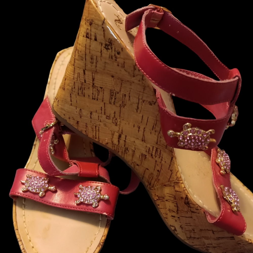 Miss Trish of Capri for Target Strappy Platform Sandals size 8